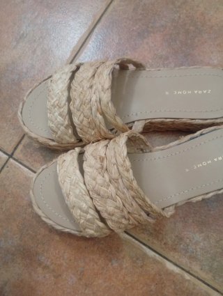 Sandalias Zara Home Beige Talla 36