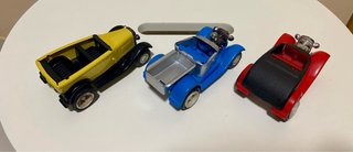3 coches antiguos juguetes Tonka