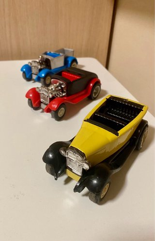 3 coches antiguos juguetes Tonka