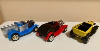 3 coches antiguos juguetes Tonka