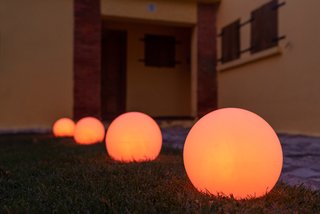 Esfera decorativa luminosa exterior/interior