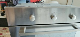 Horno de cocina plateado
