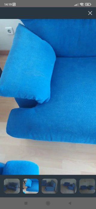 Pareja de sofás de 2 plazas
