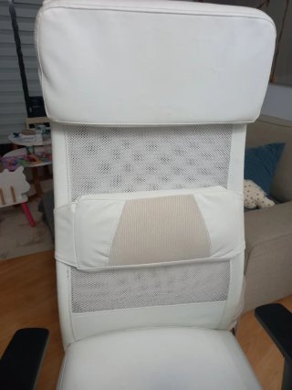 Silla de escritorio blanca