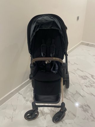 Chasis y silla Cybex e-Priam Platinium Rose Gold