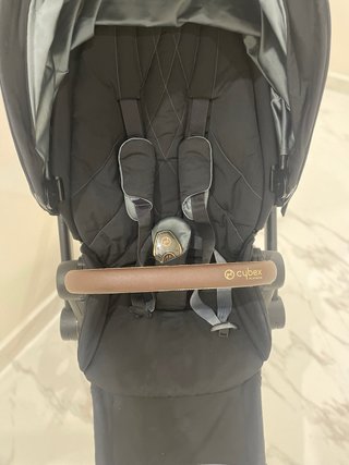 Chasis y silla Cybex e-Priam Platinium Rose Gold