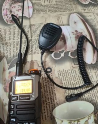 Radio Quansheng con pantalla digital