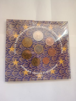 Lote 2 Eurosets Oficiales Francia 2002 y 2003