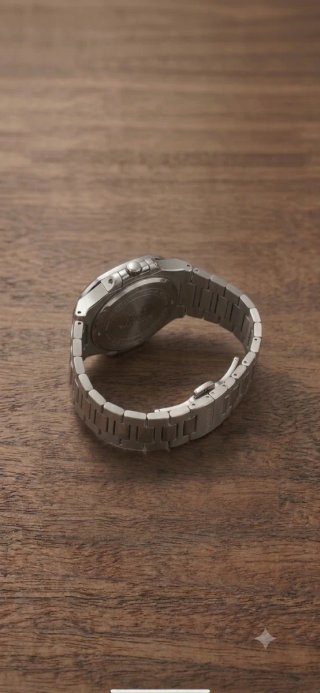 Orologio al quarzo in argento da uomo Modaiya