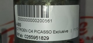 ABS CITROEN C4 PICASSO Exclusive