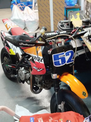 Pit Bike Motocross Polisport 52 Recambios incluido