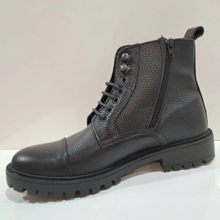 anfibi uomo neri in pelle 40 a 45 stivaletti