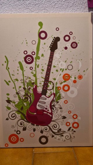 Cuadro Guitarra Eléctrica 70x50