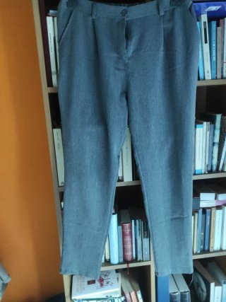 Pantaloni donna grigi autunnali