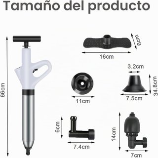 Pistola Desatascadora Presión Mhwgo Nueva