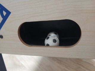 Futbolín para casa con 2 bolas