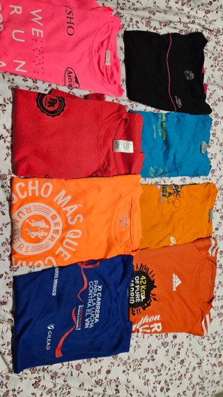 Lote 8 Camisetas Deportivas