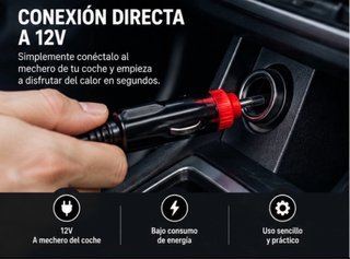 Calefactor Coche 12V Desempañador Parabrisas