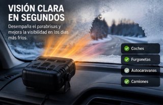 Calefactor Coche 12V Desempañador Parabrisas