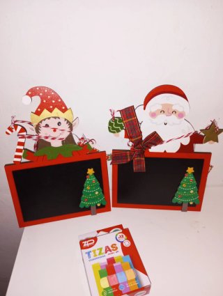 Pizarras Navideñas con Colgante