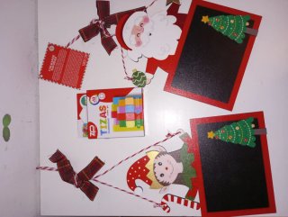 Pizarras Navideñas con Colgante