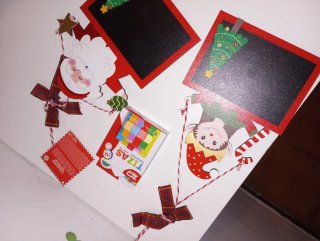Pizarras Navideñas con Colgante