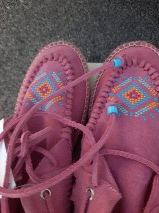 Stivaletti TAJI mocassini pelle rosa N 38