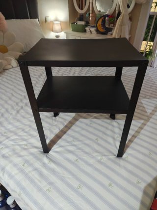Mesita auxiliar Ikea negra