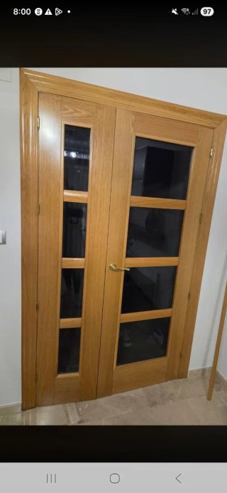 9 Puertas de Roble Macizo