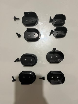 Soportes para barra de cortina (4 unidades)