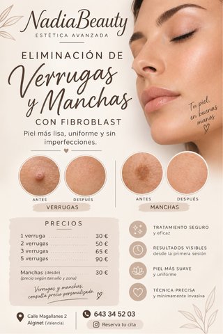 Eliminación Verrugas y Manchas