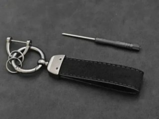 Llavero Hyundai Alcantara Tacto Piel Cuero Regalo