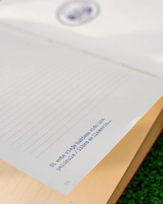 Cuaderno de viaje interactivo artesanal