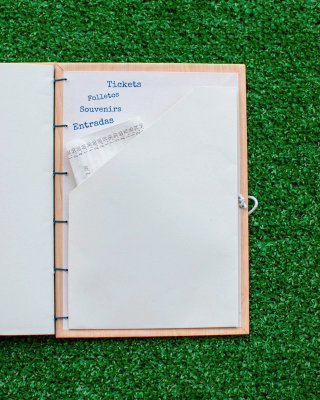 Cuaderno de viaje interactivo artesanal