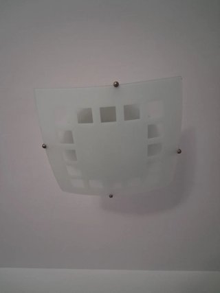 Lámpara de techo moderna cristal y metal