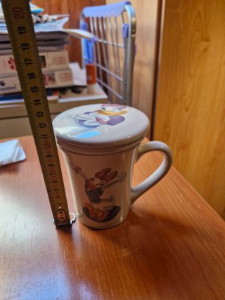 Taza de cerámica Daisy con tapa