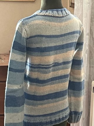 Maglione di lana pesante taglia M lavorato a mano