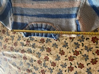 Maglione di lana pesante taglia M lavorato a mano