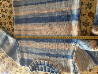 Maglione di lana pesante taglia M lavorato a mano