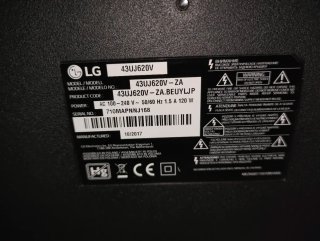 TV LG 43UJ620V — 43" 4K UHD