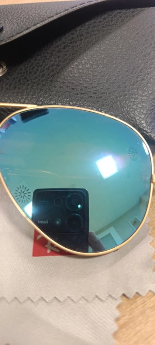 Ray-Ban Aviator RB3025 Cristal Azul Dorado NUEVAS