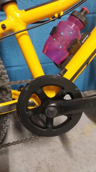 Bicicleta infantil Scott amarilla