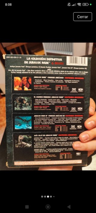 Colección Definitiva Jurassic Park DVD