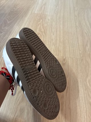 Zapatillas Adidas Samba Gris y Blanco