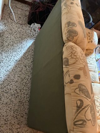 Sofá de 2 plazas tela estampado