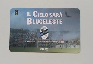 Tessera Il Cielo Sarà Bluceleste Calcio Lecco