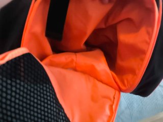 Paletero Adidas Negro y Naranja