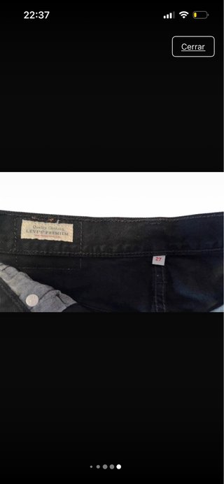 Falda Levi's Negra Mujer Talla M