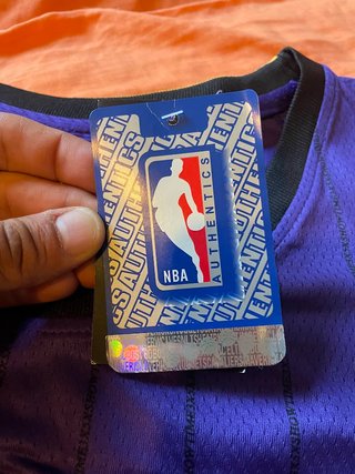 Maglia NBA Lebron James Lakers 23 Viola