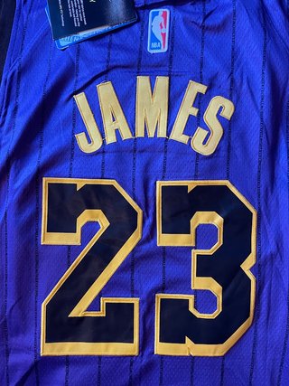Maglia NBA Lebron James Lakers 23 Viola